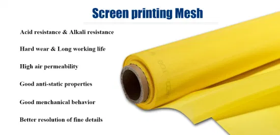 80t Polyester Mesh Micron Silk Screen Printing Mesh