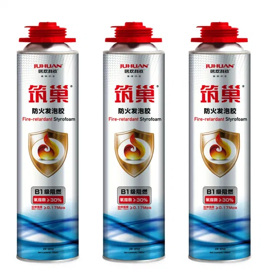 B1 Construction Material Building Gap Fire Retardant Fill PU Adhesive Foam for Special Use